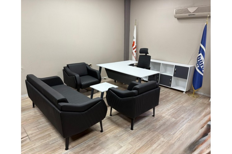 Akburo Maze Masa Takımı Trios Otuma Grubu İle Set