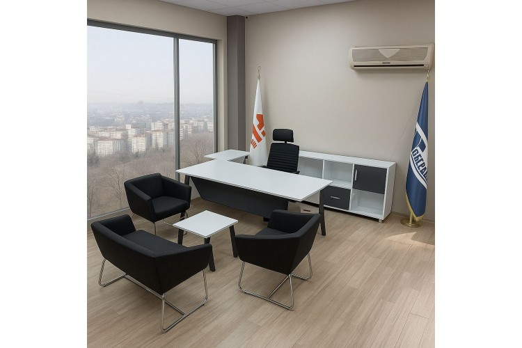 Akburo Maze Masa Takımı Eva Otuma Grubu İle Set